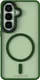 Samsung Galaxy S26 Hoesje met MagSafe Back Cover Matte Groen afbeelding 10