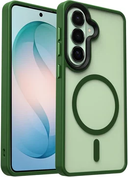 Samsung Galaxy S26 Hoesje met MagSafe Back Cover Matte Groen