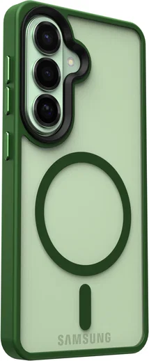 Samsung Galaxy S26 Hoesje met MagSafe Back Cover Matte Groen afbeelding 13