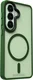 Samsung Galaxy S26 Hoesje met MagSafe Back Cover Matte Groen afbeelding 13