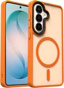 Samsung Galaxy S26 Plus Hoesje met MagSafe Back Cover Matte Oranje