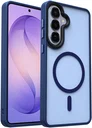Samsung Galaxy S26 Plus Hoesje met MagSafe Back Cover Matte Blauw