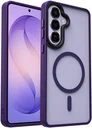Samsung Galaxy S26 Plus Hoesje met MagSafe Back Cover Matte Paars