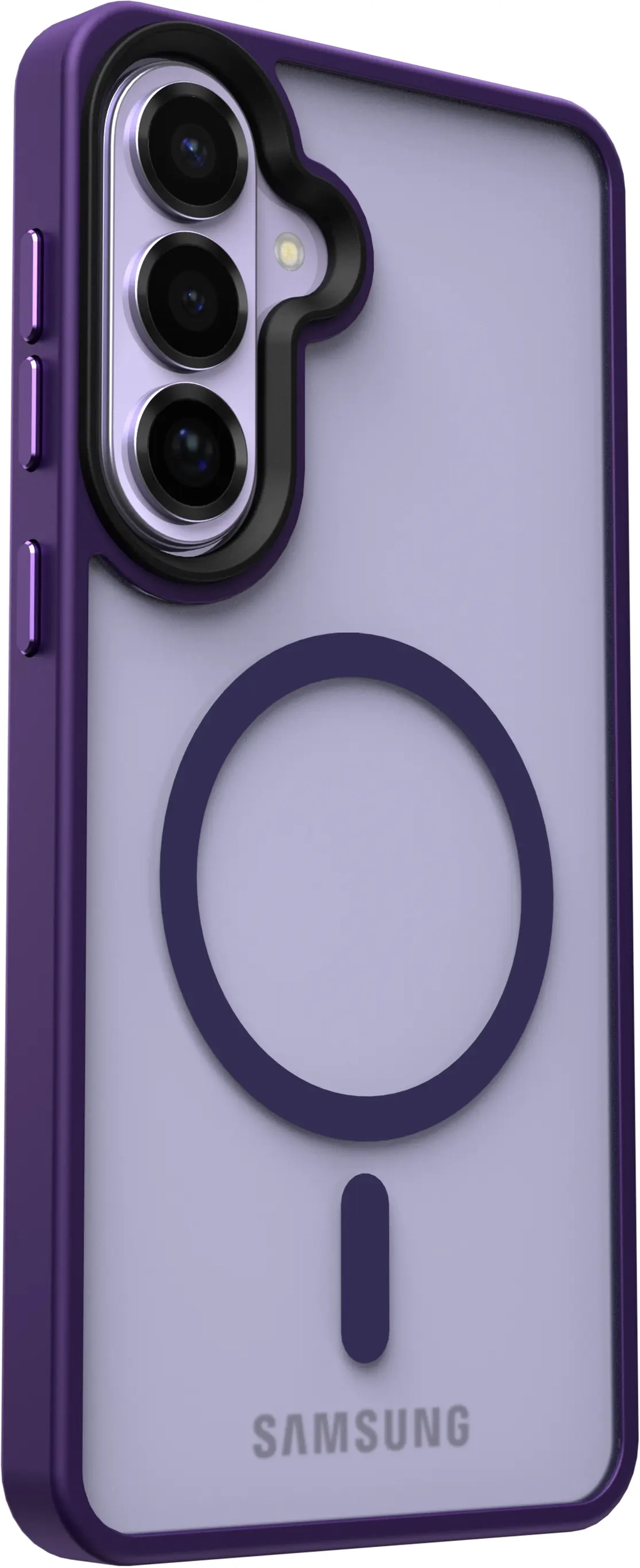 Samsung Galaxy S26 Plus Hoesje met MagSafe Back Cover Matte Paars afbeelding 13