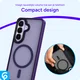 Samsung Galaxy S26 Plus Hoesje met MagSafe Back Cover Matte Paars afbeelding 8