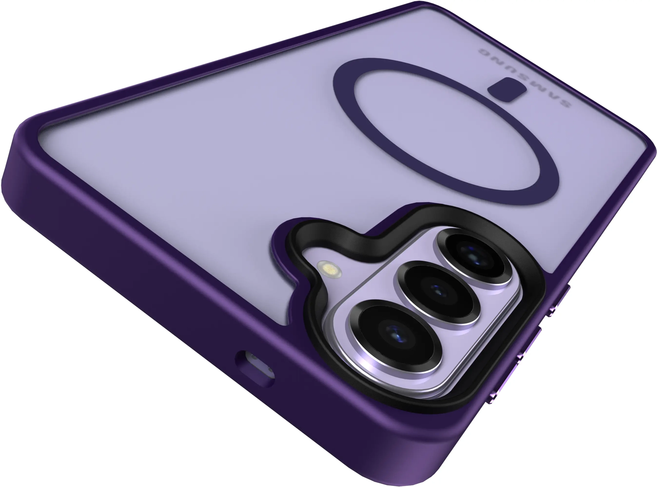 Samsung Galaxy S26 Plus Hoesje met MagSafe Back Cover Matte Paars afbeelding 15