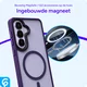 Samsung Galaxy S26 Plus Hoesje met MagSafe Back Cover Matte Paars afbeelding 5