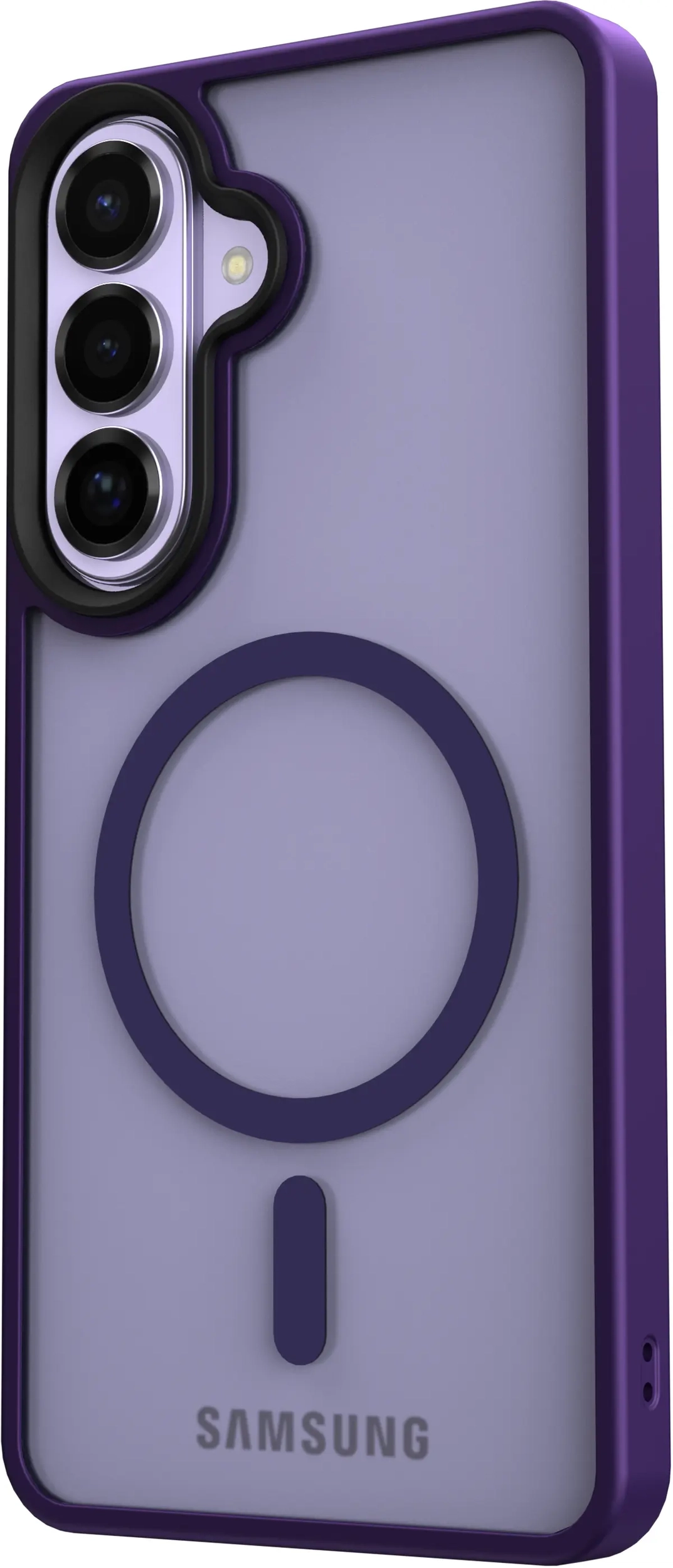 Samsung Galaxy S26 Plus Hoesje met MagSafe Back Cover Matte Paars afbeelding 11