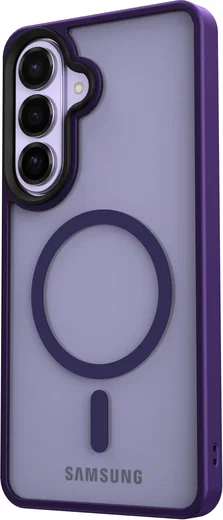 Samsung Galaxy S26 Plus Hoesje met MagSafe Back Cover Matte Paars afbeelding 11