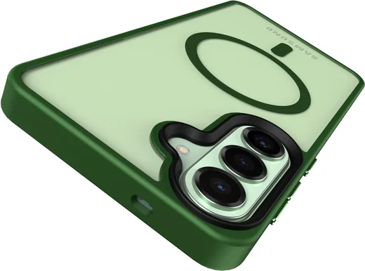 Samsung Galaxy S26 Plus Hoesje met MagSafe Back Cover Matte Groen afbeelding 15