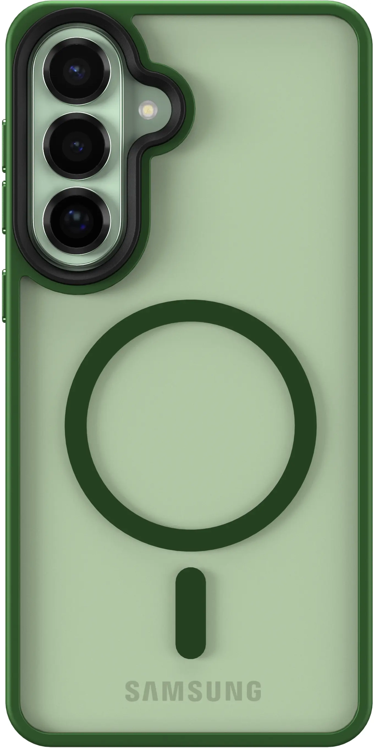 Samsung Galaxy S26 Plus Hoesje met MagSafe Back Cover Matte Groen afbeelding 10
