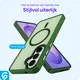 Samsung Galaxy S26 Plus Hoesje met MagSafe Back Cover Matte Groen afbeelding 2