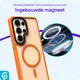 Samsung Galaxy S26 Ultra Hoesje met MagSafe Back Cover Matte Oranje afbeelding 7