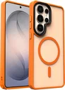 Samsung Galaxy S26 Ultra Hoesje met MagSafe Back Cover Matte Oranje