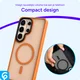 Samsung Galaxy S26 Ultra Hoesje met MagSafe Back Cover Matte Oranje afbeelding 8