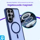 Samsung Galaxy S26 Ultra Hoesje met MagSafe Back Cover Matte Blauw afbeelding 5