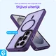 Samsung Galaxy S26 Ultra Hoesje met MagSafe Back Cover Matte Paars afbeelding 2