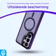 Samsung Galaxy S26 Ultra Hoesje met MagSafe Back Cover Matte Paars afbeelding 4