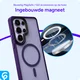 Samsung Galaxy S26 Ultra Hoesje met MagSafe Back Cover Matte Paars afbeelding 5
