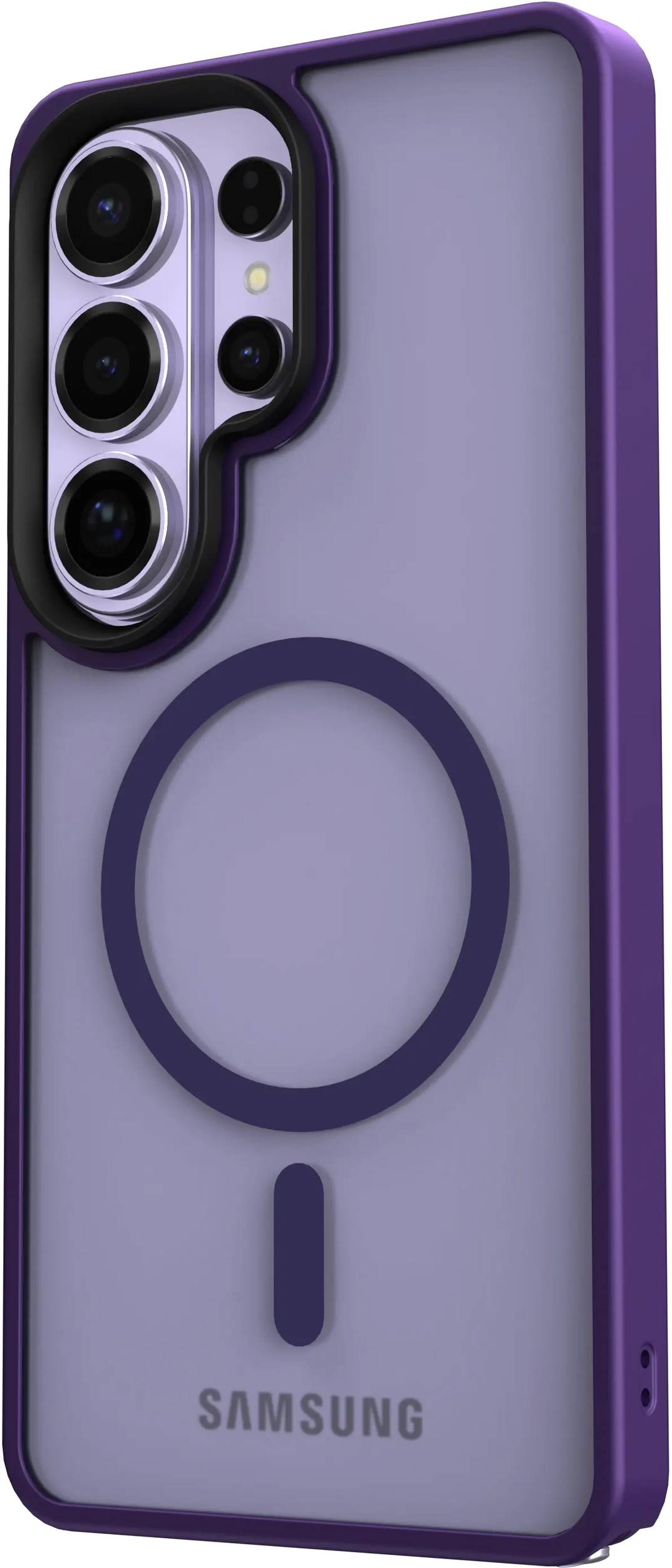 Samsung Galaxy S26 Ultra Hoesje met MagSafe Back Cover Matte Paars afbeelding 11