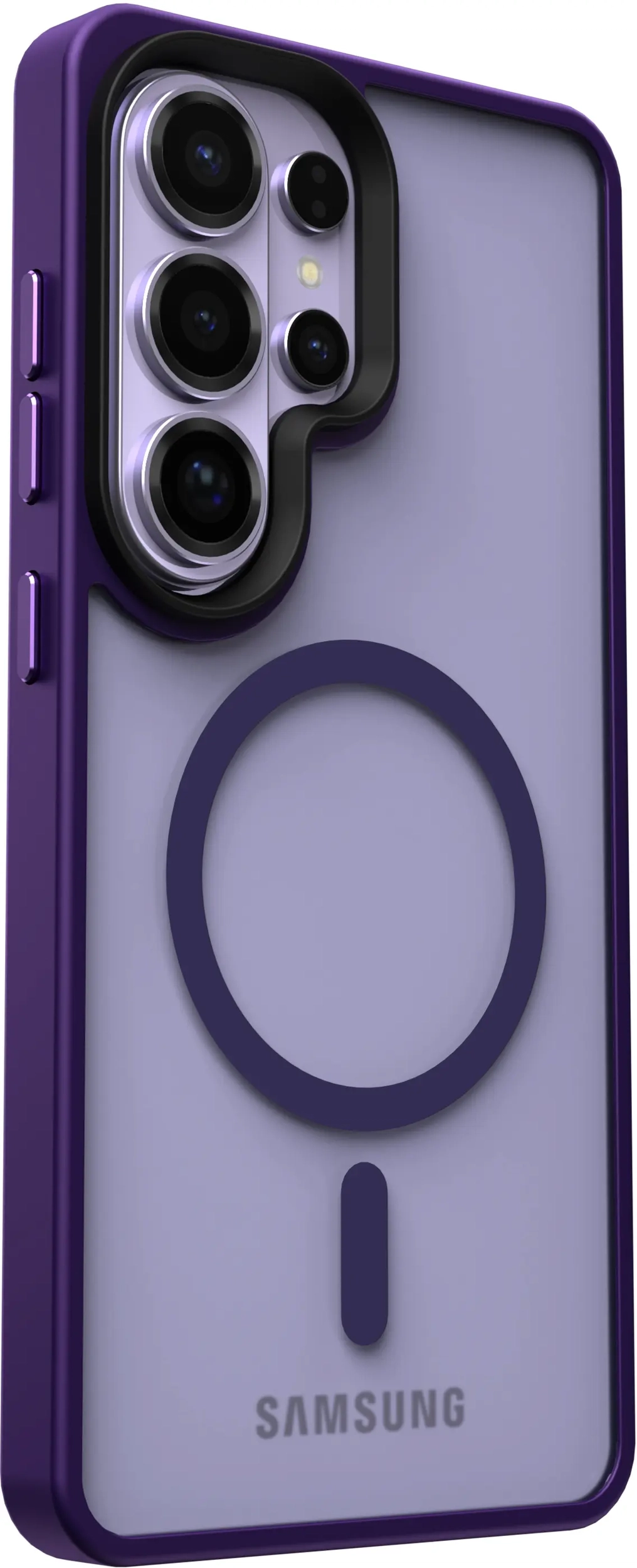 Samsung Galaxy S26 Ultra Hoesje met MagSafe Back Cover Matte Paars afbeelding 13