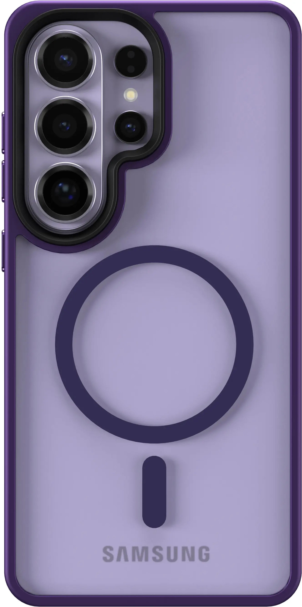 Samsung Galaxy S26 Ultra Hoesje met MagSafe Back Cover Matte Paars afbeelding 10