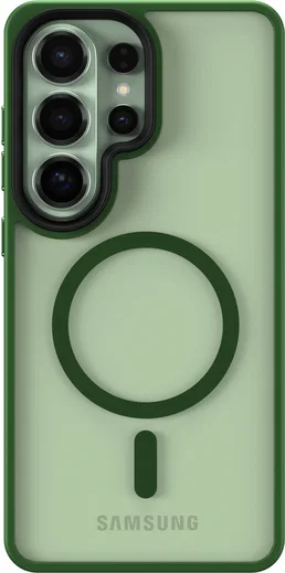 Samsung Galaxy S26 Ultra Hoesje met MagSafe Back Cover Matte Groen afbeelding 11