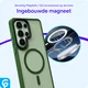 Samsung Galaxy S26 Ultra Hoesje met MagSafe Back Cover Matte Groen afbeelding 5