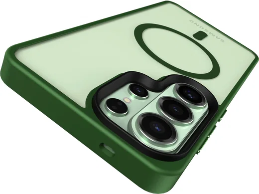 Samsung Galaxy S26 Ultra Hoesje met MagSafe Back Cover Matte Groen afbeelding 16