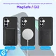 Saamsung Galaxy S26 Hoesje Dual-Layer Hybride Back Cover met MagSafe / Qi2 Zwart afbeelding 4