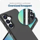 Samsung S26 Plus Hoesje Dual-Layer Hybride Back Cover met MagSafe / Qi2 Zwart afbeelding 4