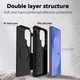 Samsung S26 Ultra Hoesje Dual-Layer Hybride Back Cover met MagSafe / Qi2 Zwart afbeelding 5
