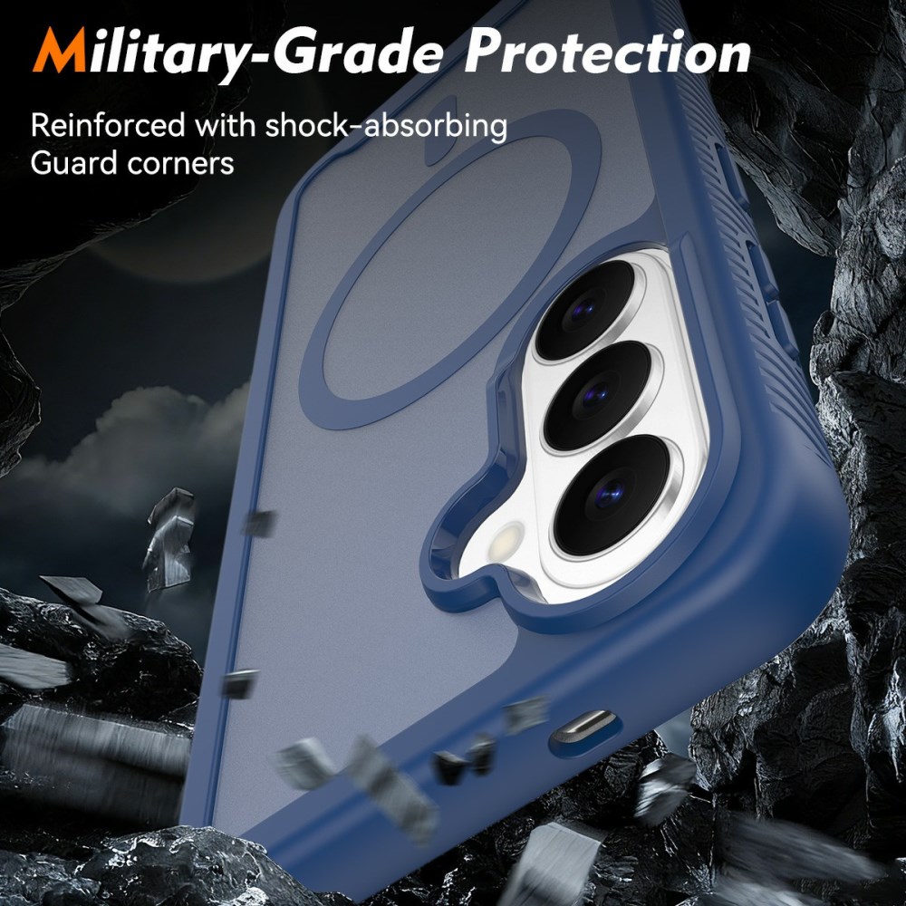 Samsung Galaxy S26 Hoesje Full Protect 360° Cover met MagSafe / Qi2 Blauw afbeelding 3