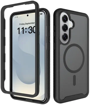 Samsung Galaxy S26 Plus Hoesje Full Protect 360° Cover met MagSafe / Qi2 Zwart