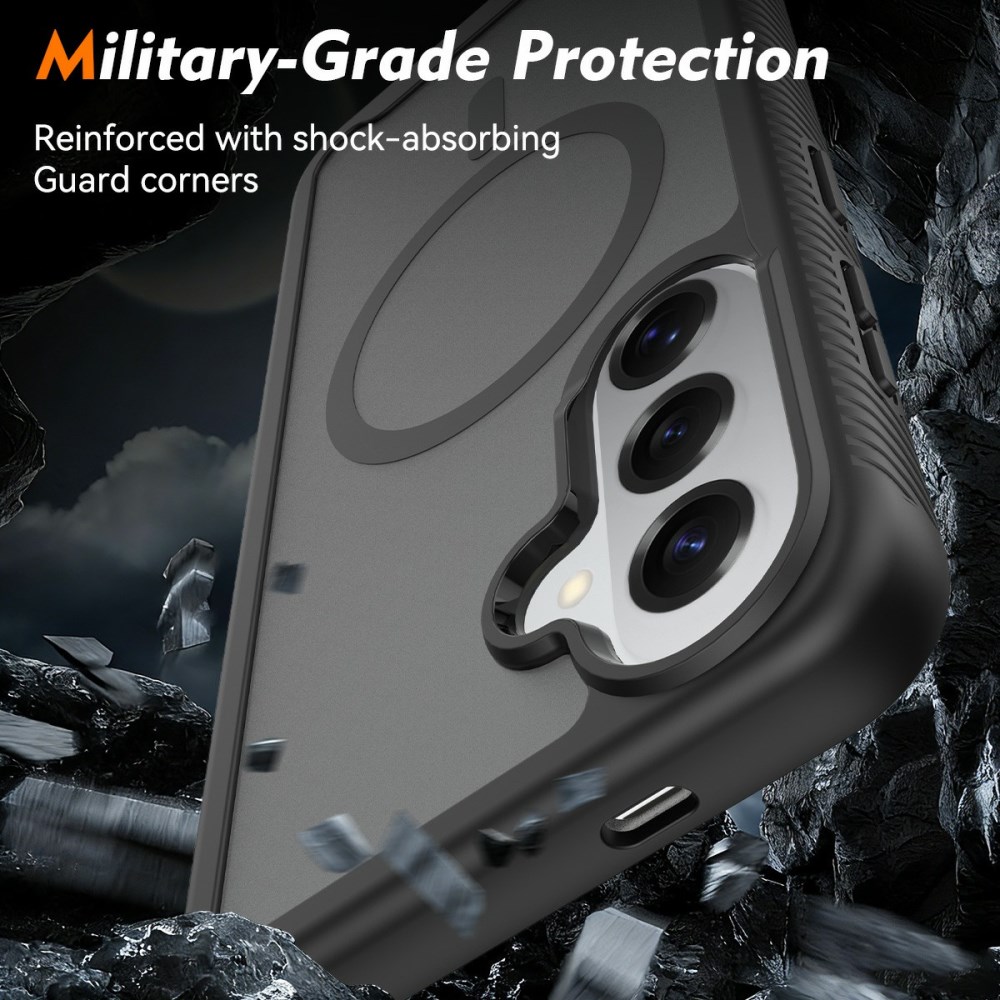 Samsung Galaxy S26 Plus Hoesje Full Protect 360° Cover met MagSafe / Qi2 Zwart afbeelding 3