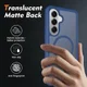 Samsung Galaxy S26 Plus Hoesje Full Protect 360° Cover met MagSafe / Qi2 Blauw afbeelding 2