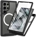 Samsung Galaxy S26 Ultra Hoesje Full Protect 360° Cover met MagSafe / Qi2 Zwart