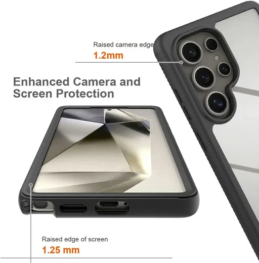Samsung Galaxy S26 Ultra Hoesje Full Protect 360° Cover met MagSafe / Qi2 Zwart afbeelding 3