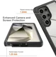 Samsung Galaxy S26 Ultra Hoesje Full Protect 360° Cover met MagSafe / Qi2 Zwart afbeelding 3