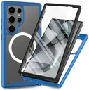Samsung Galaxy S26 Ultra Hoesje Full Protect 360° Cover met MagSafe / Qi2 Blauw