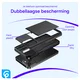 Samsung Galaxy S26 Hoesje met Slider Kaarthouder Back Cover Zwart afbeelding 11