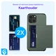 Samsung Galaxy S26 Hoesje met Slider Kaarthouder Back Cover Groen afbeelding 10