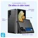 Samsung Galaxy S26 Ultra Hoesje met Slider Kaarthouder Back Cover Zwart afbeelding 4