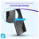 Samsung Galaxy S26 Ultra Hoesje met Slider Kaarthouder Back Cover Zwart afbeelding 6