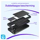 Samsung Galaxy S26 Ultra Hoesje met Slider Kaarthouder Back Cover Zwart afbeelding 12