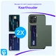 Samsung Galaxy S26 Ultra Hoesje met Slider Kaarthouder Back Cover Groen afbeelding 10