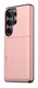 Samsung Galaxy S26 Ultra Hoesje met Slider Kaarthouder Back Cover Roze afbeelding 12