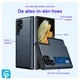 Samsung Galaxy S26 Ultra Hoesje met Slider Kaarthouder Back Cover Blauw afbeelding 5