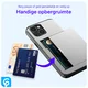 Samsung Galaxy S26 Ultra Hoesje met Slider Kaarthouder Back Cover Grijs afbeelding 7