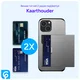 Samsung Galaxy S26 Ultra Hoesje met Slider Kaarthouder Back Cover Grijs afbeelding 9